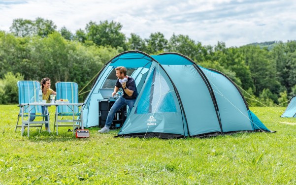 Camptime Uranus 6 Tunnelzelt hellblau