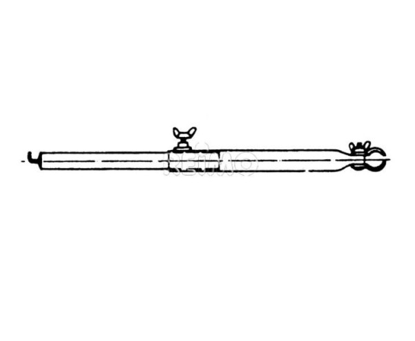 Aluminium Dachhakenstangen mit Haken und Rohrschelle