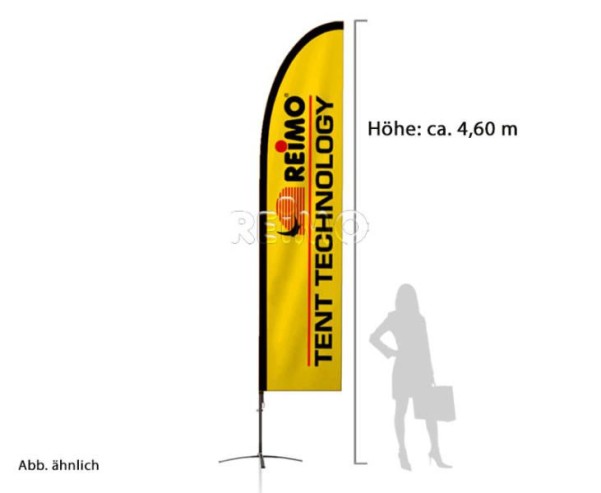 Tent-Technology Squareflag Komplettsystem (gross, Höhe 460cm)