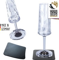 silwy® Sekt Magnet Kunststoffgläser 2 Stück (150 ml)