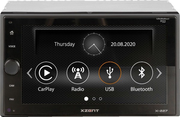 Xzent X-227 DAB+ Infotainmentsystem inkl. Apple CarPlay