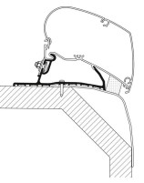 Adapter für Thule Omnistor Markise an Laika Ecovip TO 6300 / 9200 (Markisenbreite 375-500 cm)