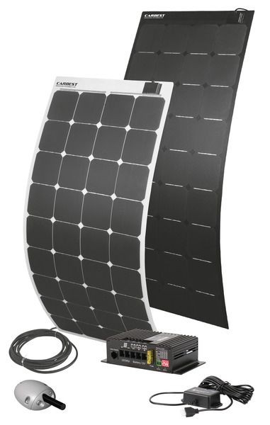 Carbest Solar Set 12V mit 110W Solarmodul und Laderegler