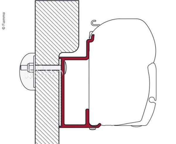 Adapter F45 Eura Mobil/Karmann 350cm