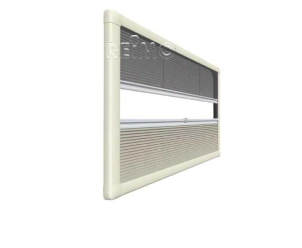 Duo Plissee Rollo UCS 778x628mm creme