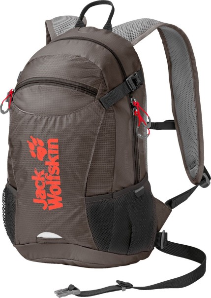 Jack Wolfskin Velocity 12 kleiner Allroundrucksack dunkelbraun