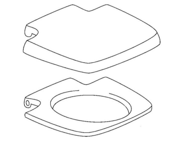 WC-Sitz m.Deckel 335 weiß