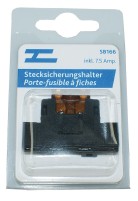 Stecksicherungshalter mit Sich. 7.5Amp.