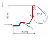 Adaptateur de montage F35 Pro 270cm avec PrivacyRoom CS Li ght 280