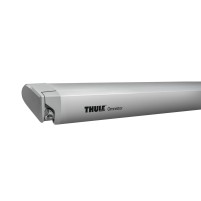 Thule Omnistor 6300 Dachmarkise Gehäusefarbe Eloxiert Tuchfarbe Mystic Grey 3,5 m