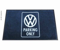 VW Collection Bulli-Türmatte Parking Only, blau, 75x50cm, 100% Nylon