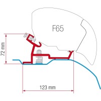 F65/F80 Kit Fiat Ducato - Citroen Jumper - Peugeot Boxer (High Roof Super Long) (ab 06/2006)