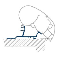 Dometic PR-Adapt Adapter für Dachmarkisen PW 2000 und PW 2500 3-teilig