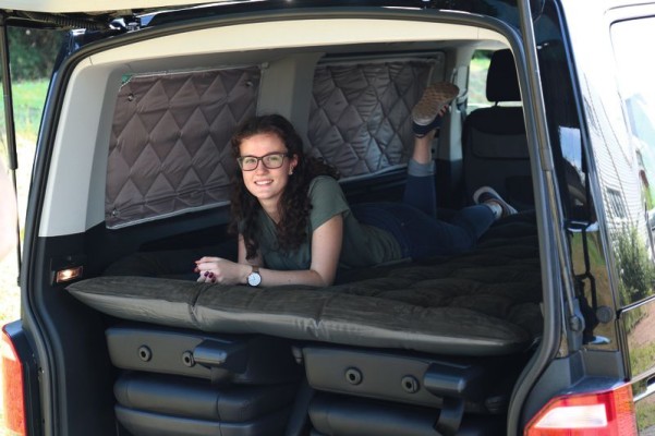 Acheter Matelas pneumatique pour voiture avec 2 oreillers, coussin de  couchage auto-gonflant pour voyage, Camping en voiture ou tente, 1 pièce