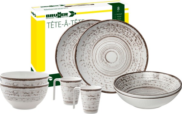 Set tête-à-tête Kassandra 8 pcs