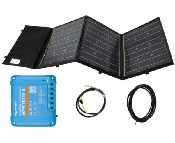 Faltbares Solarmodul Set mit Victron MPPT, 110W