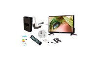 Opticum EasyFind Traveller Camping Set 24" LED TV incl. Sat Antenne 24 "