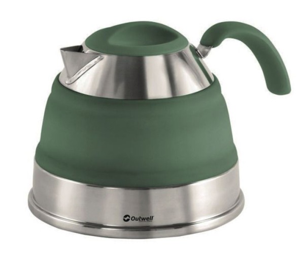 Outwell Collaps Kettle Wasserkessel faltbar 1,5 Liter shadow green