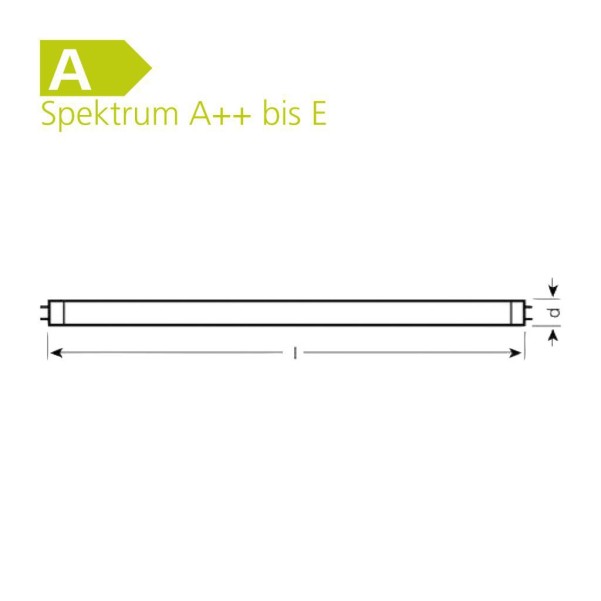 Leuchtstofflampe Basic T5 Short 6 Watt