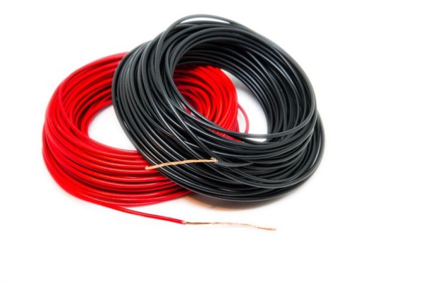 Aderleitung 2.5mm m2 rot/Meterware