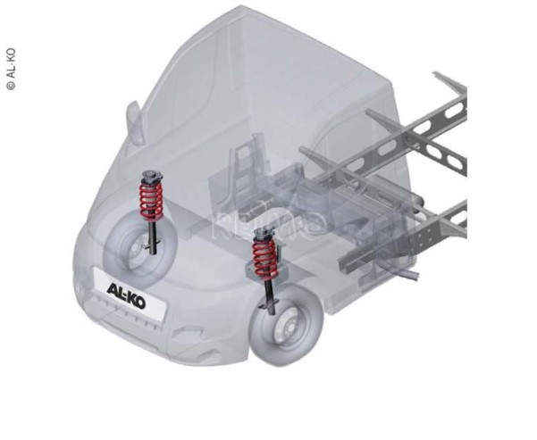 AL-KO Comfort Suspension 40 Heavy für Fiat Ducato Chassis ab Baujahr 2006 - Federsystem für Vorderac