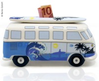 VW Collection Spardose Bulli Surf, Porzellan