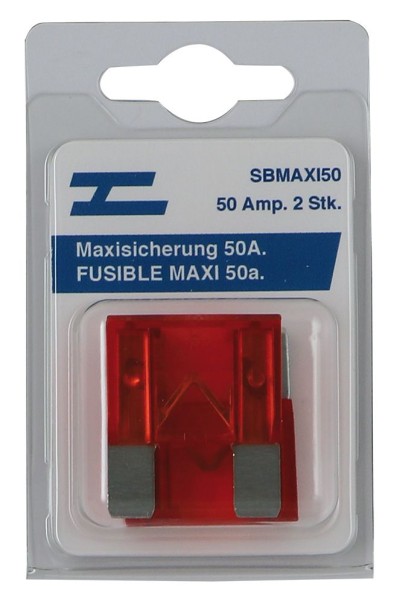 2 Maxisicherungen 50 Amp.