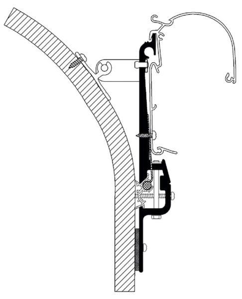 Markisen-Adapter-Set Eriba Touring