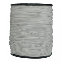 Berger rubber rope yard goods white white | 6 mm