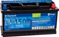 Berger LiFePO4 Lithium Batterie 150 Ah 12 V mit Bluetooth & im 100 Ah Gehäuse