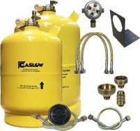 Gaslow LPG Doppelzylinder-Kit mit Einfüllstutzen und Stutzenhalterung 6 kg und 11 kg