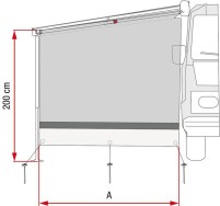 Sun View Side 275cm für F80L