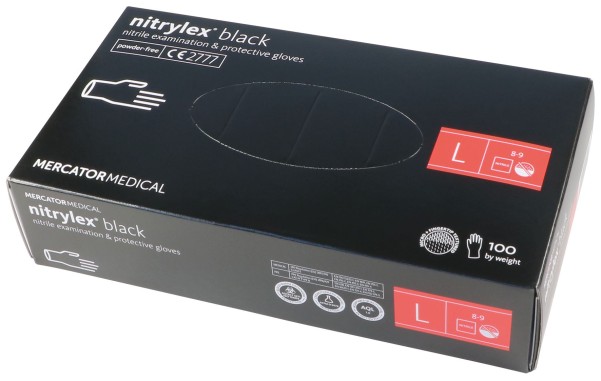 Mercator Nitrilex black Handschuhe Grösse L