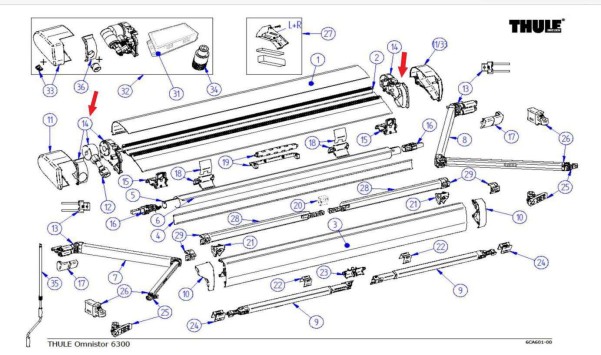 Thule Endplatten-Satz