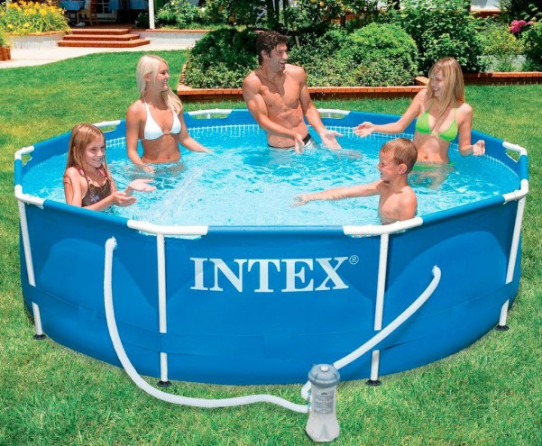 Intex Stahlrahmen-Pool-Set 305 x 76 cm