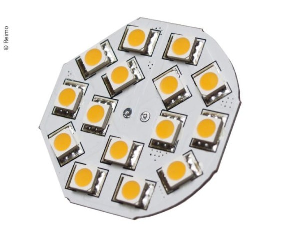 Ampoule LED G4, 3W, 10-30V, 15 SMD blanc chaud, dimmable, 197Lumen