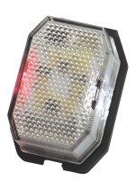 Aspöck FLEXIPOINT I LED-Umrissl. rot/weiss 12/24V