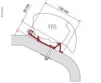 LMC TEC 400cm Adapter für F65