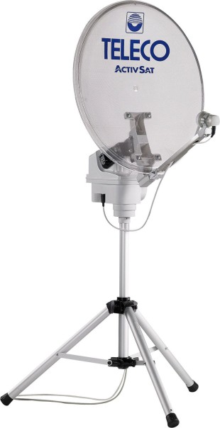 Teleco Activsat Smart Vollautomatische Sat-Anlage 65 cm (Twin LNB)