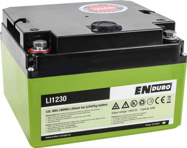 Enduro Lithium-Ionen Batterie LI1230 12 V / 30 Ah