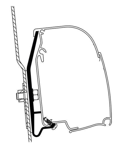 Adapter für Thule Markise - Westfalia Nugget für H