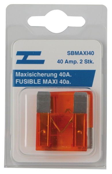 2 Maxisicherungen 40 Amp.