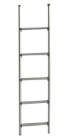 Aluminiumleiter 5-stufig, Länge 130cm, Breite 28cm