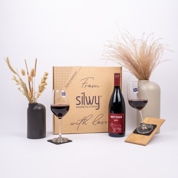 silwy® Geschenkbox "Herzliche Frische" (Wein)