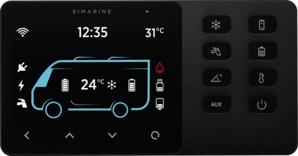 Digitales Caravan Control System mit Überwachungs- und Schaltsystem für bis zu 10 Geräte und App-Ste