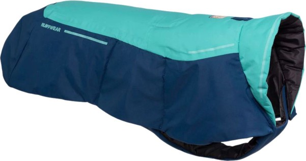 Ruffwear Vert Hundejacke wasserdicht L 81–91 cm Aurora Teal