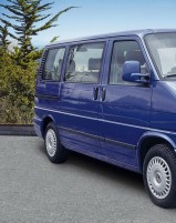 VW T5 Flankenschutz für Kurzen Radstand in Schwarz mit Seitenschutzprofilen