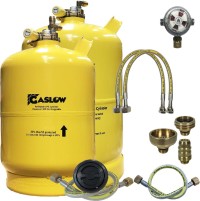 Gaslow Doppel Zylinder Kit mit Einfüllstutzen 6 kg