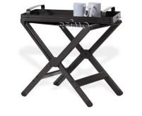 Tabouret pliable Dynamic avec plateau, DuraLite, chargeable jusqu'à 100kg