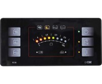 Anzeige- und Schaltsystem für 12V Elektroversorgung mit PC110 Digitalsystem und LED-Anzeigepanel